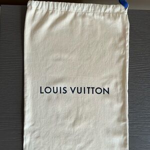Louis Vuitton Cream Dust Bag.